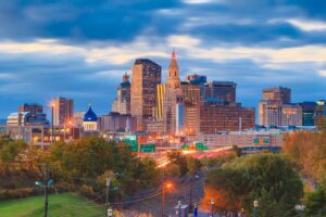 Skyline of Hartford, CT